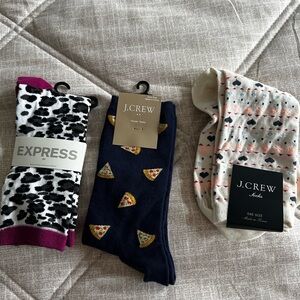 J. Crew and Express Womens Socks